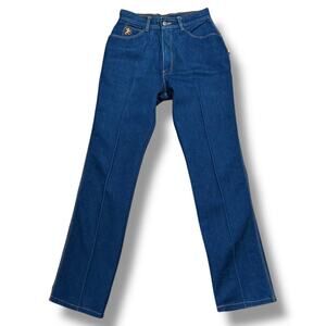 Vintage Braxton Jeans Juniors 90s Dark Wash Blue Denim High Rise Straight Sz 11